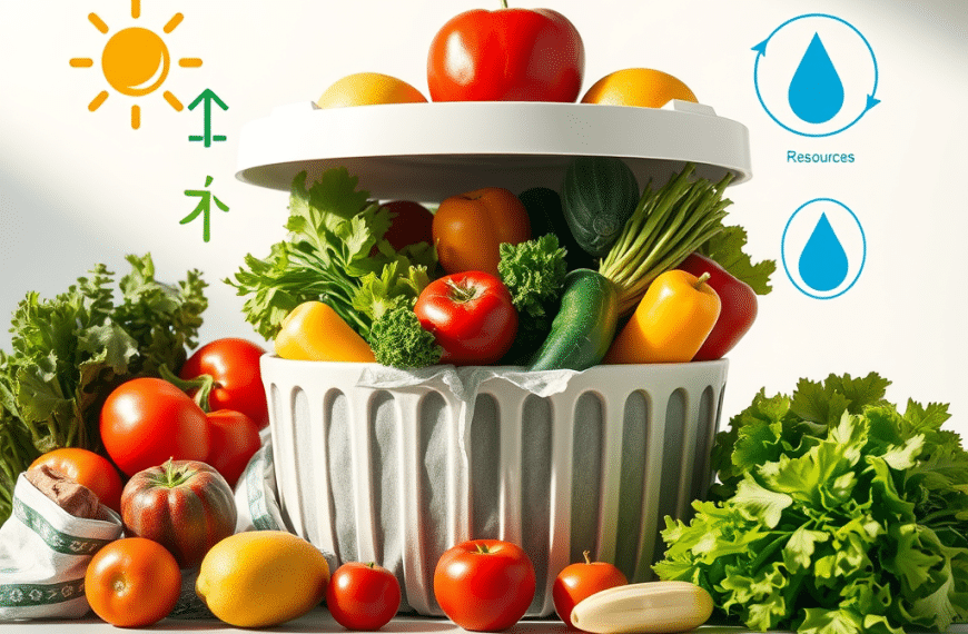 Lebensmittelverschwendung und deren Einfluss auf die Klimakrise.