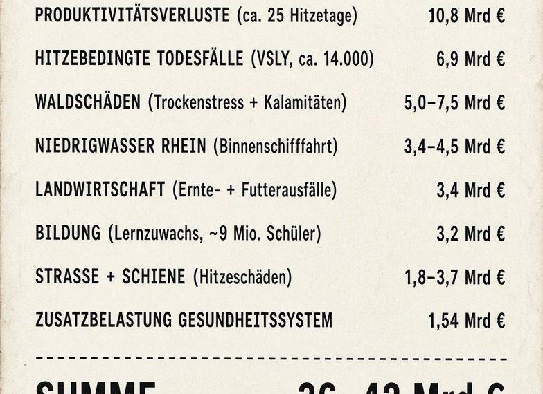 Deutschland hat in diesem Sommer 36 Milliarden Euro&hellip;