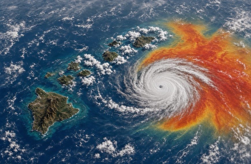 Hawaii bekommt selten Hurrikane. 2026 kamen zwei. Der Ozean war schon vorher zu warm.